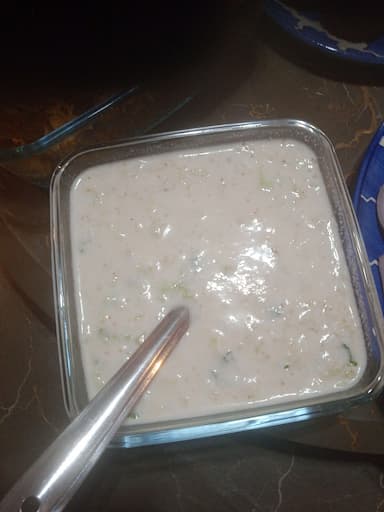 Tasty Cucumber Raita cooked by COOX chefs cooks during occasions parties events at home