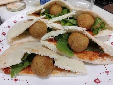 Delicious Falafel Pockets prepared by COOX