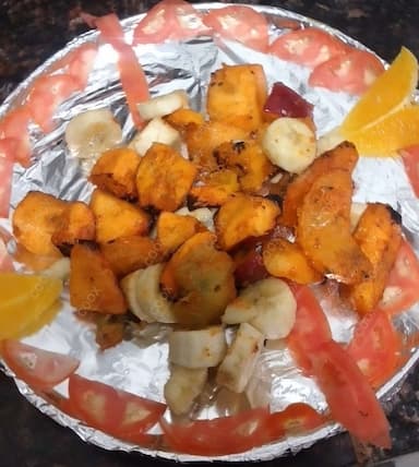 Delicious Grilled Fruit Chaat prepared by COOX