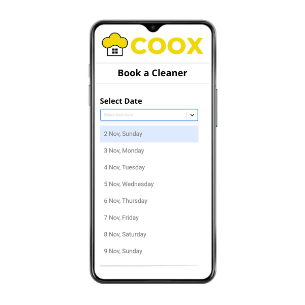 1. Select Event Date