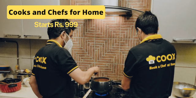Book trained professional cooks chefs at home. Best personal chef services via COOX. Hire top rated cooks chefs near me