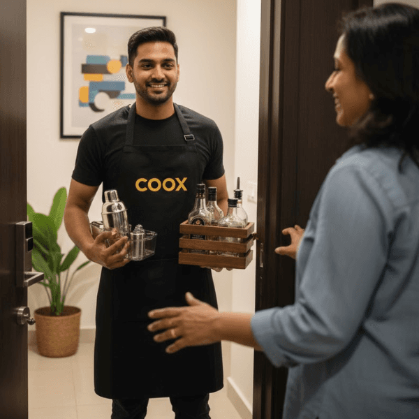 3. Bartender arrives on time