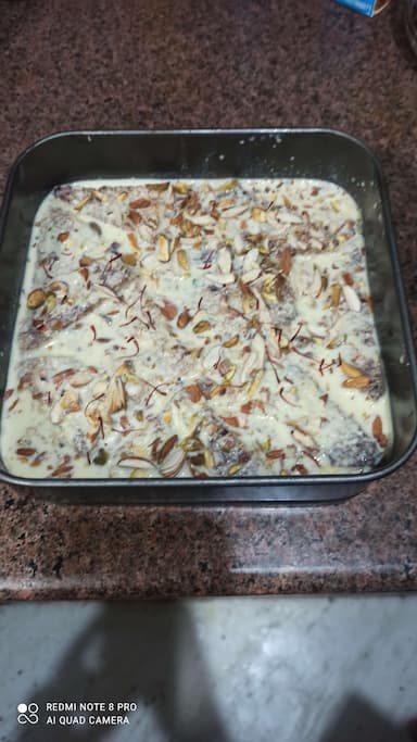 Tasty Shahi Tukda cooked by COOX chefs cooks during occasions parties events at home