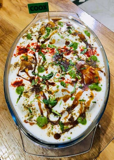 Tasty Dahi Bhalla cooked by COOX chefs cooks during occasions parties events at home