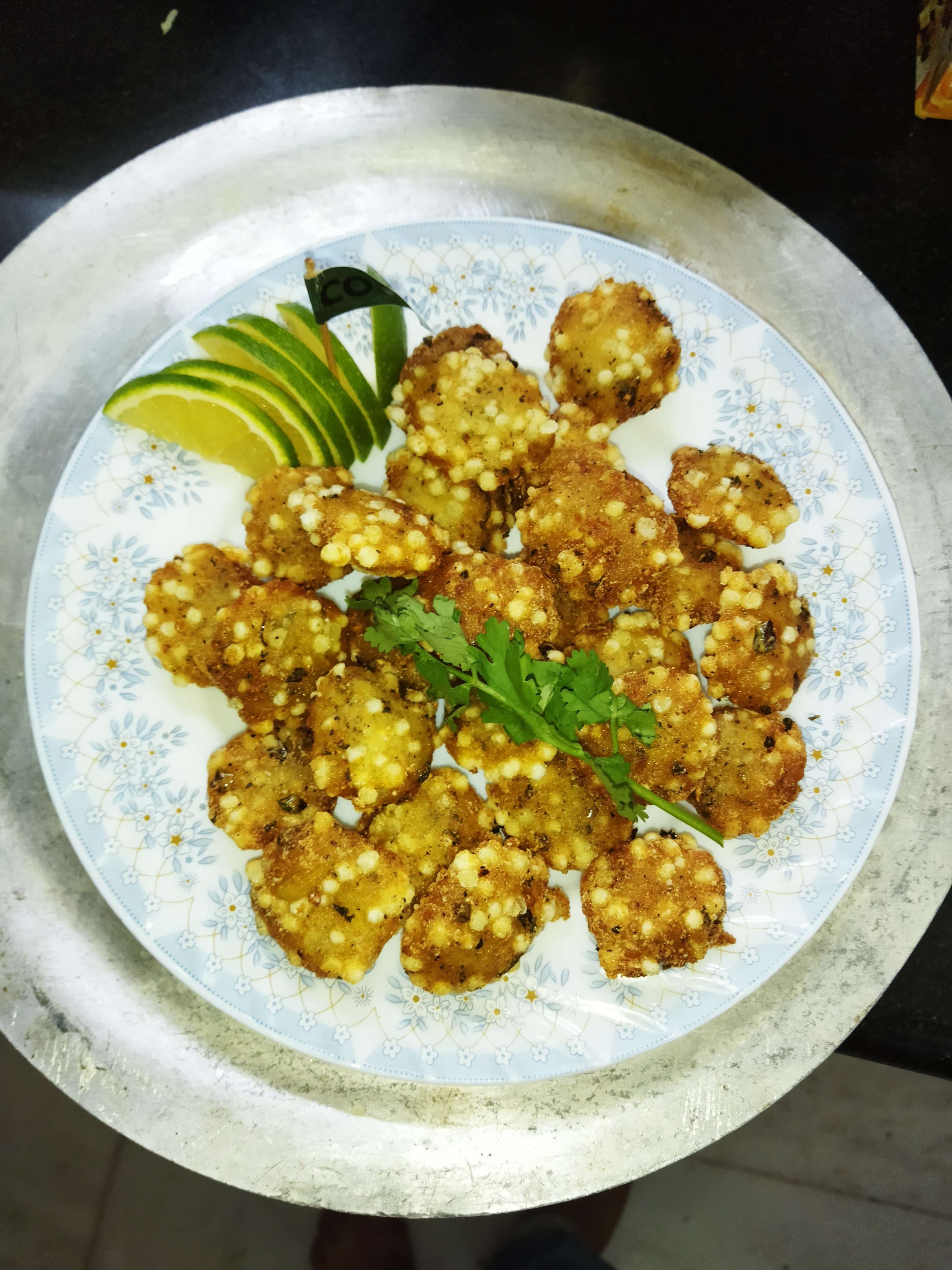 Tasty Sabudana Tikki cooked by COOX chefs cooks during occasions parties events at home