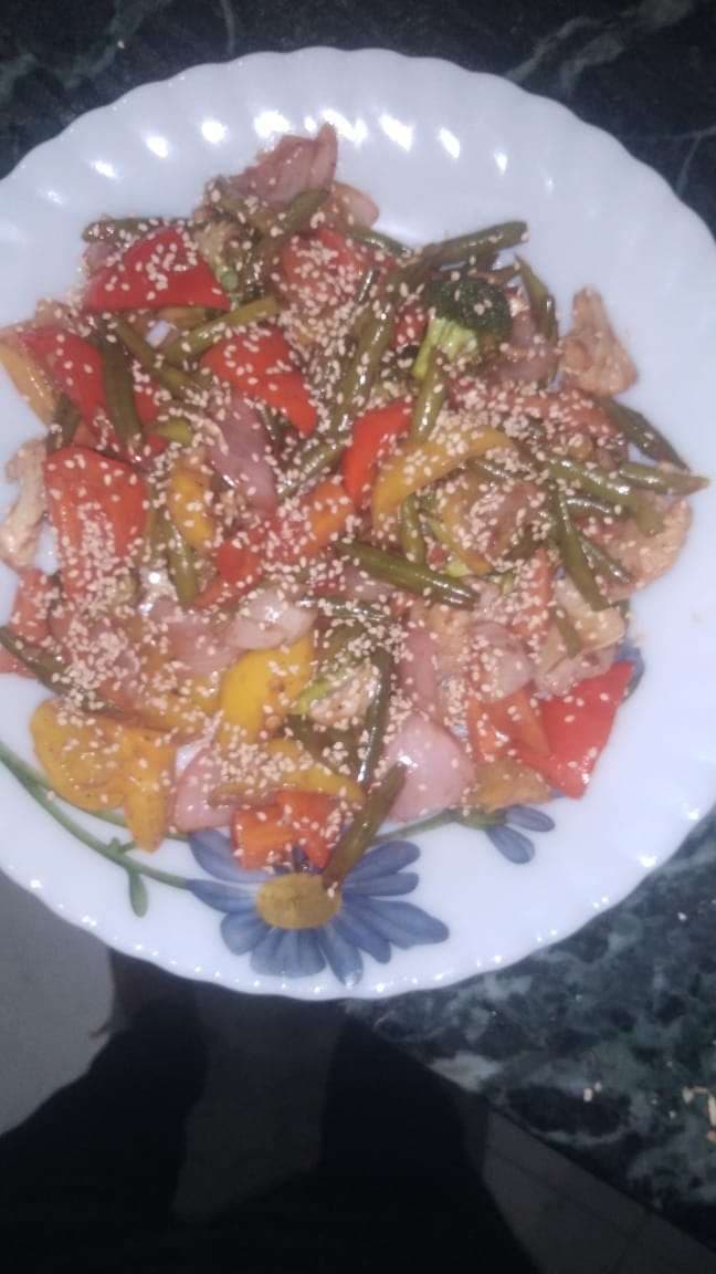 Delicious Vegetable Stir Fry prepared by COOX