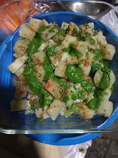 Tasty Shakarkandi Chaat cooked by COOX chefs cooks during occasions parties events at home