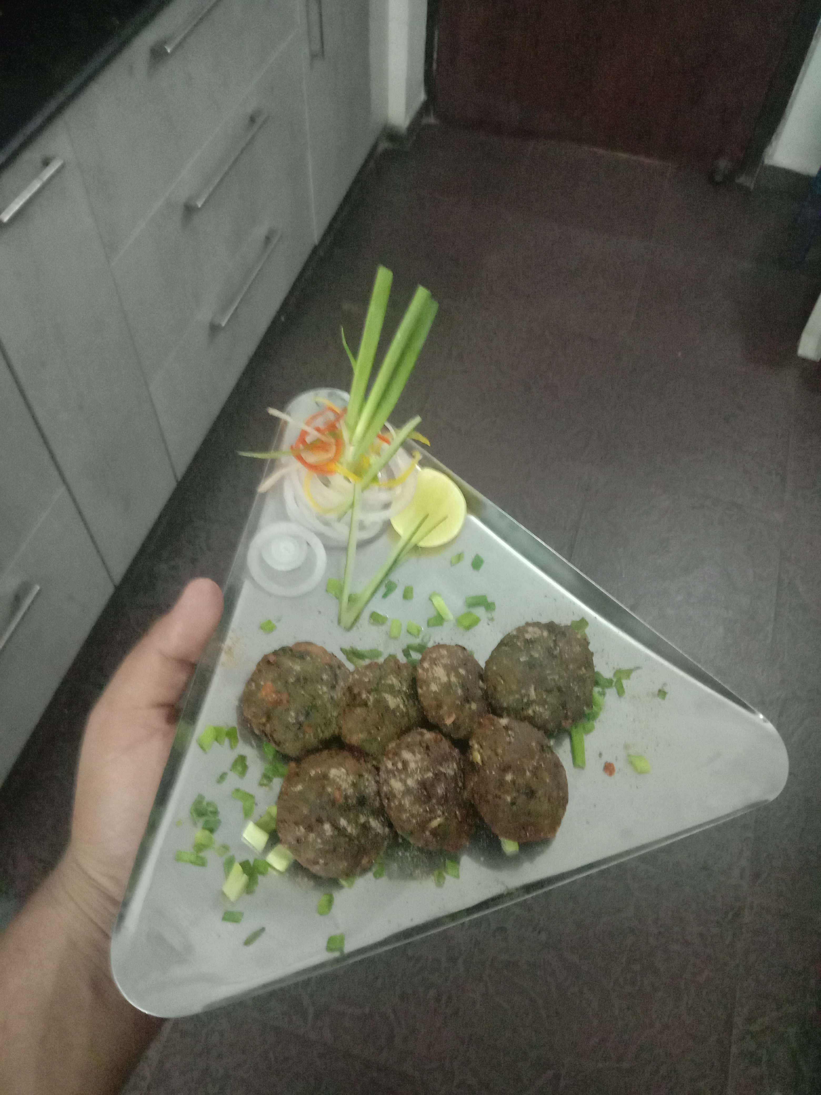 Tasty Hariyali Kebab cooked by COOX chefs cooks during occasions parties events at home
