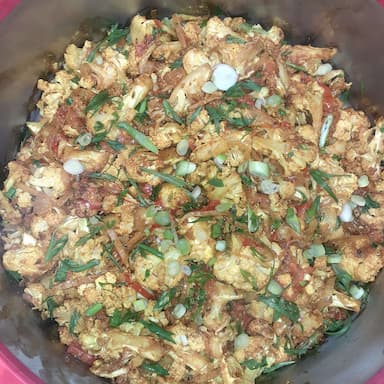 Tasty Adraki Gobhi cooked by COOX chefs cooks during occasions parties events at home