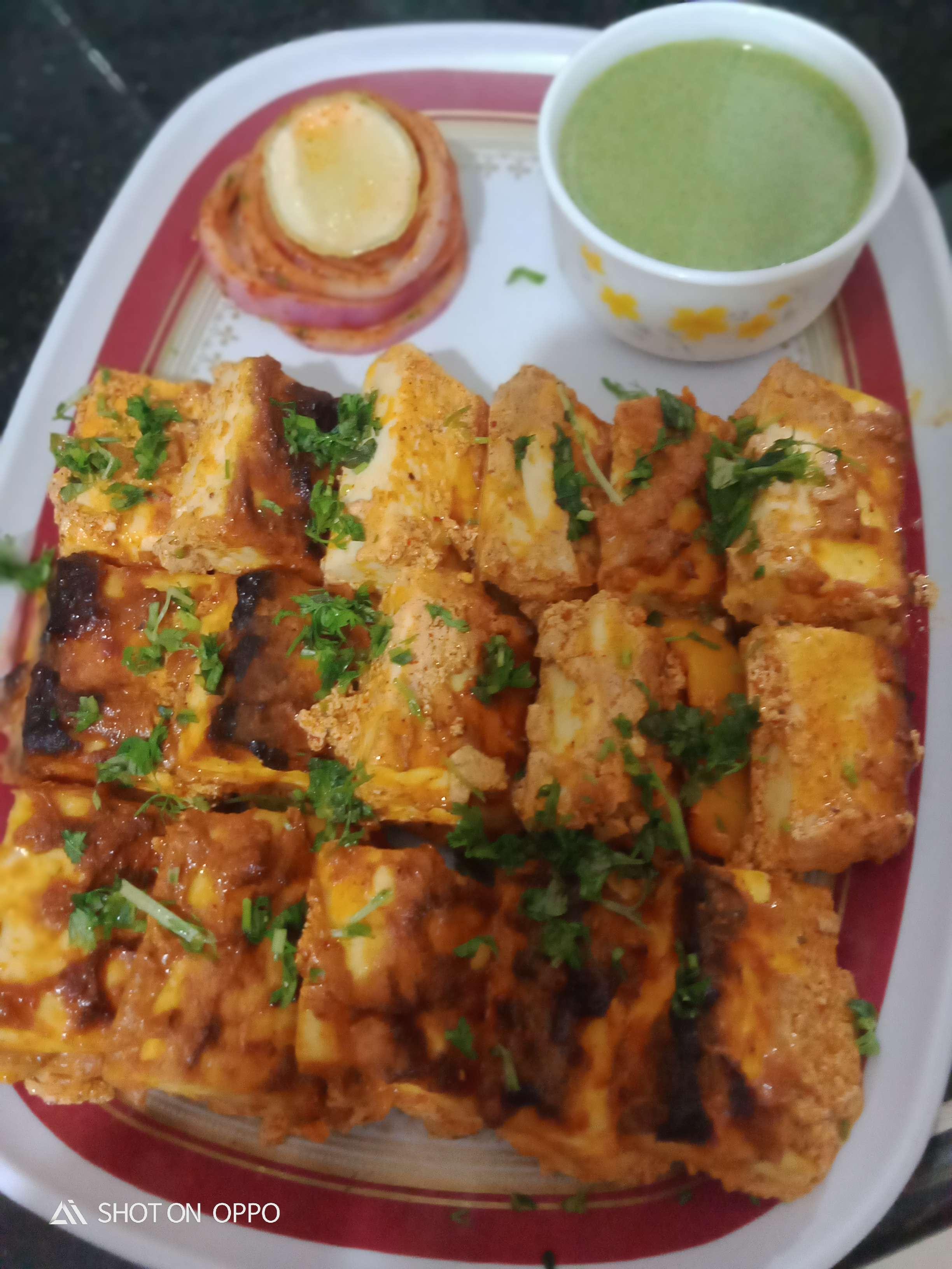 Tasty Paneer Tikka cooked by COOX chefs cooks during occasions parties events at home