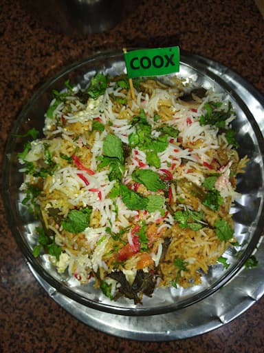 Delicious Veg Biryani prepared by COOX