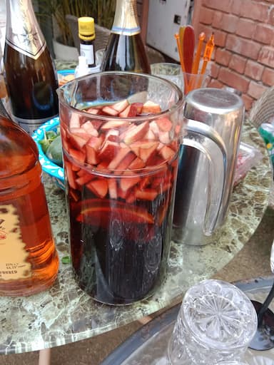 Tasty White Wine Sangria cooked by COOX chefs cooks during occasions parties events at home