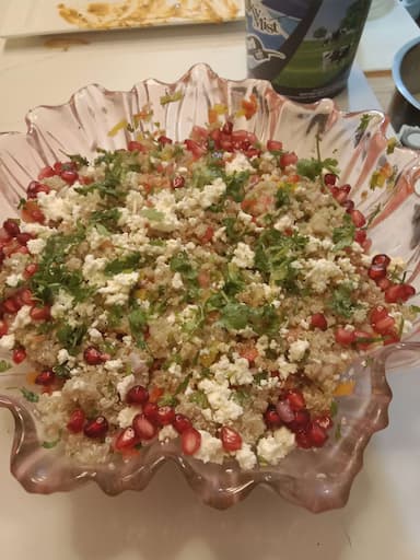 Tasty Quinoa Salad cooked by COOX chefs cooks during occasions parties events at home