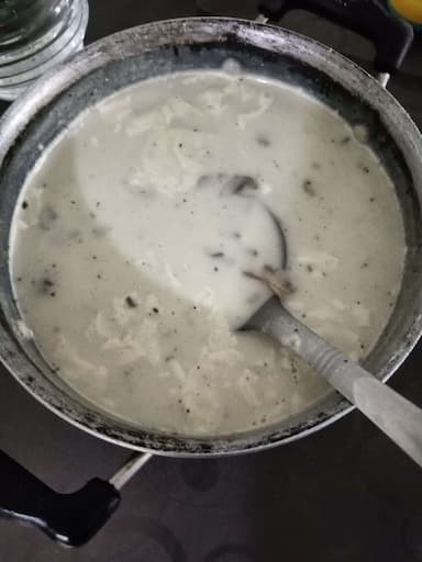 Tasty Cream of Mushroom cooked by COOX chefs cooks during occasions parties events at home