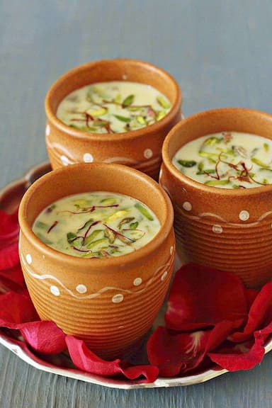 Tasty Thandai cooked by COOX chefs cooks during occasions parties events at home