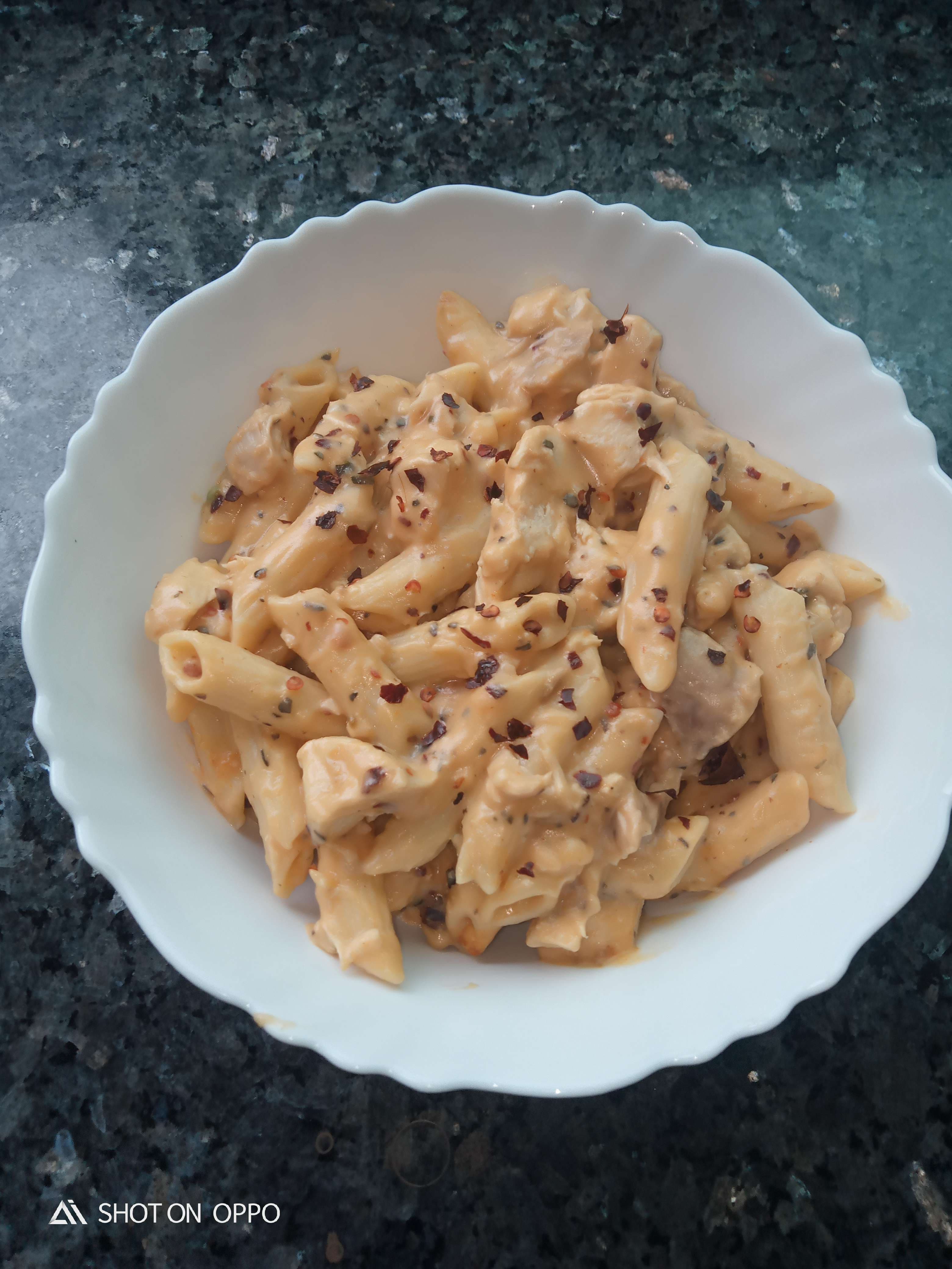 Delicious Chicken Pasta in Mix Sauce prepared by COOX