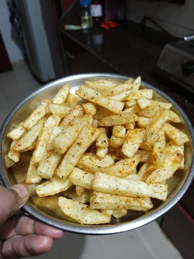 Tasty Peri Peri Fries cooked by COOX chefs cooks during occasions parties events at home