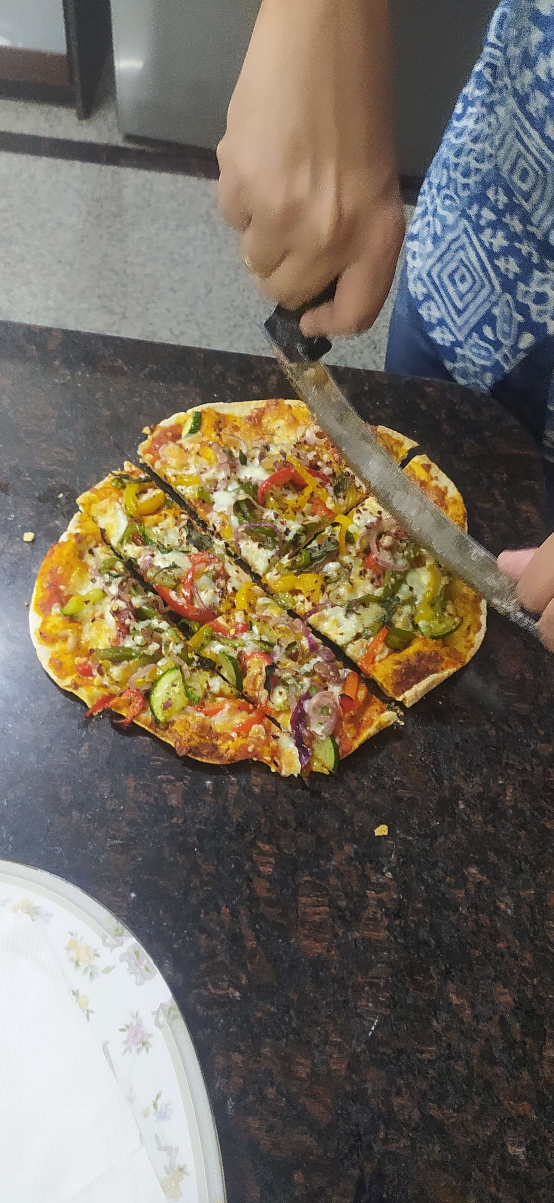 Delicious Veg Pizza prepared by COOX