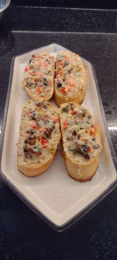 Tasty Tomato Mushroom Bruschetta cooked by COOX chefs cooks during occasions parties events at home