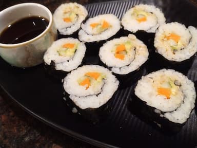 Delicious Sushi (any 2 varieties) prepared by COOX