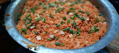 Delicious Schezwan Fried Rice prepared by COOX