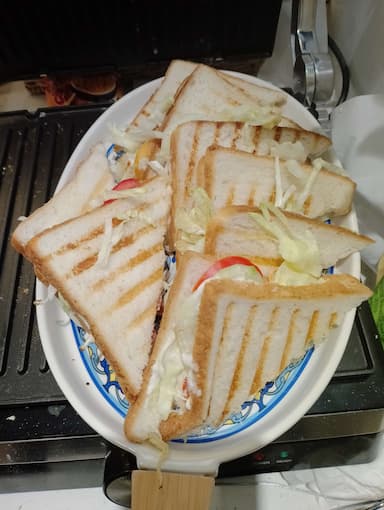Tasty Sandwich cooked by COOX chefs cooks during occasions parties events at home