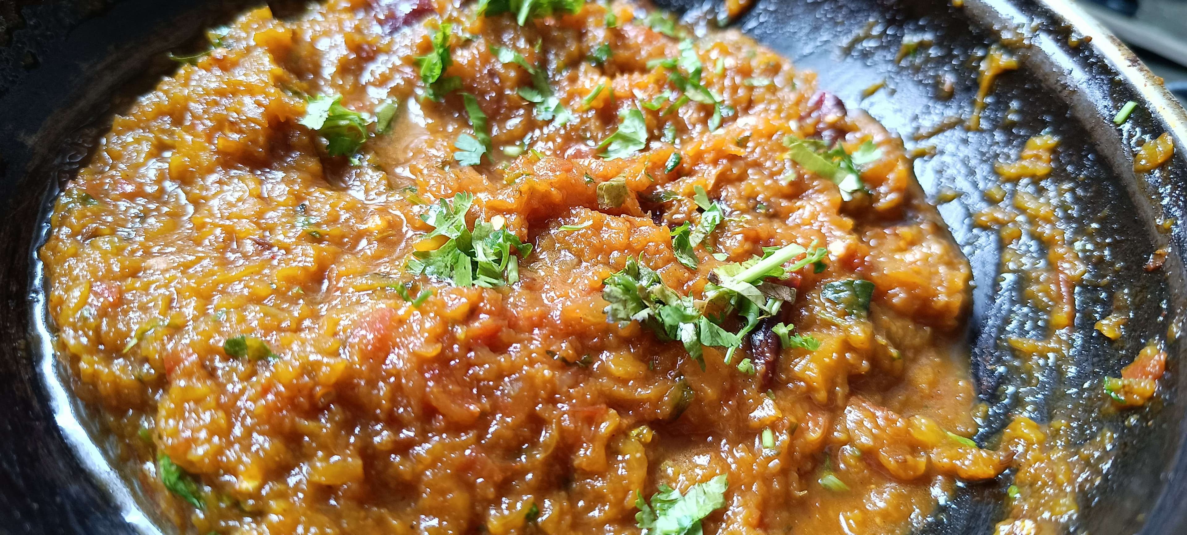 Tasty Kaddu ki Sabzi (Sitafal) cooked by COOX chefs cooks during occasions parties events at home