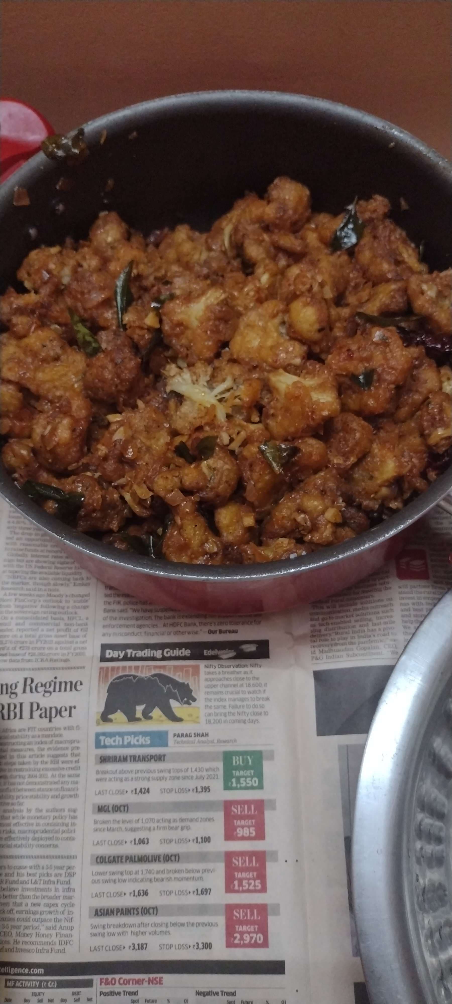 Tasty Gobhi 65 cooked by COOX chefs cooks during occasions parties events at home