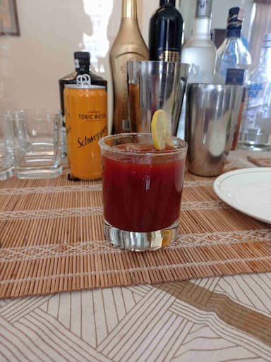 Tasty Bloody Mary cooked by COOX chefs cooks during occasions parties events at home