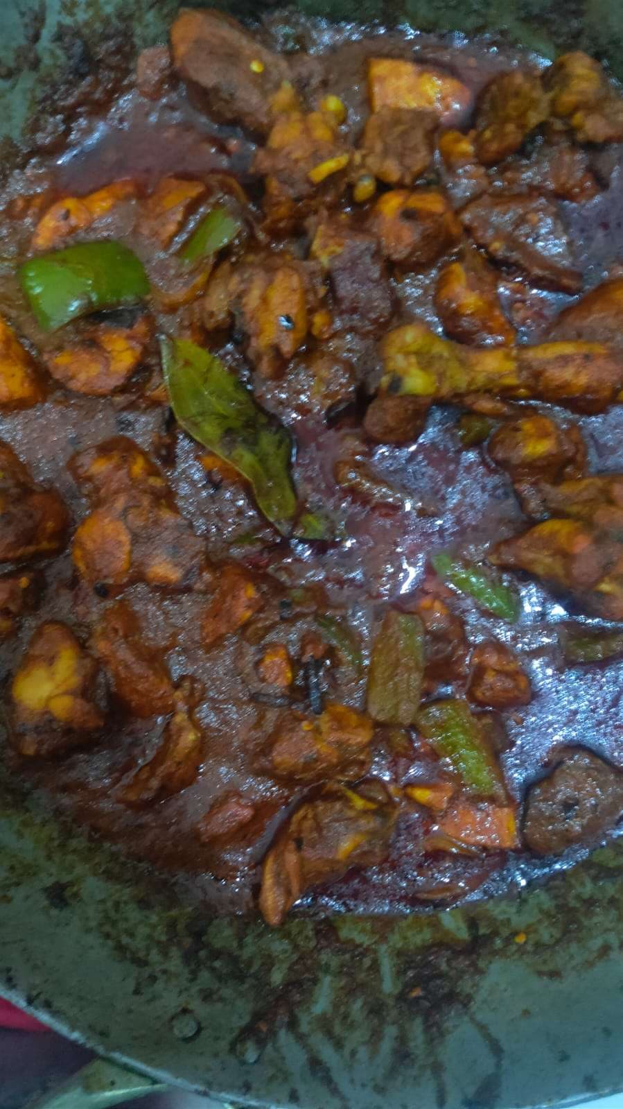 Tasty Kadhai Chicken cooked by COOX chefs cooks during occasions parties events at home