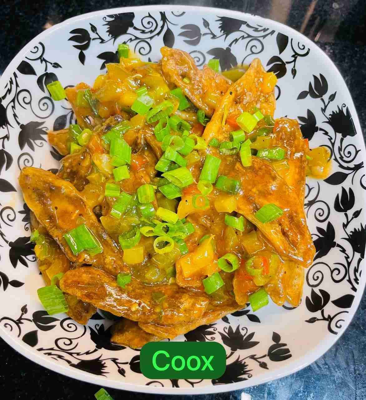 Delicious Chilli Lotus Stem prepared by COOX