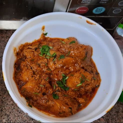 Delicious Masala Soya Chaap prepared by COOX
