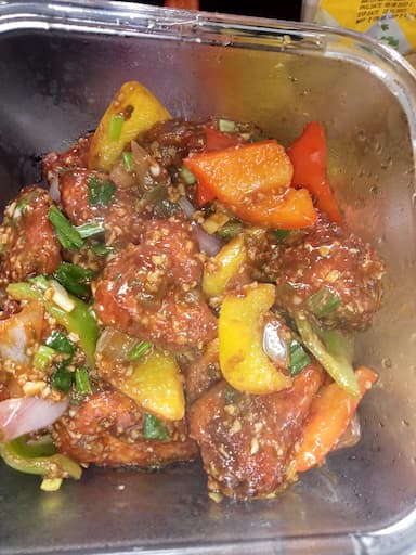 Tasty Chicken Manchurian (Dry) cooked by COOX chefs cooks during occasions parties events at home