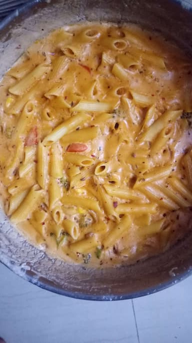 Delicious Pasta in Pink Sauce prepared by COOX