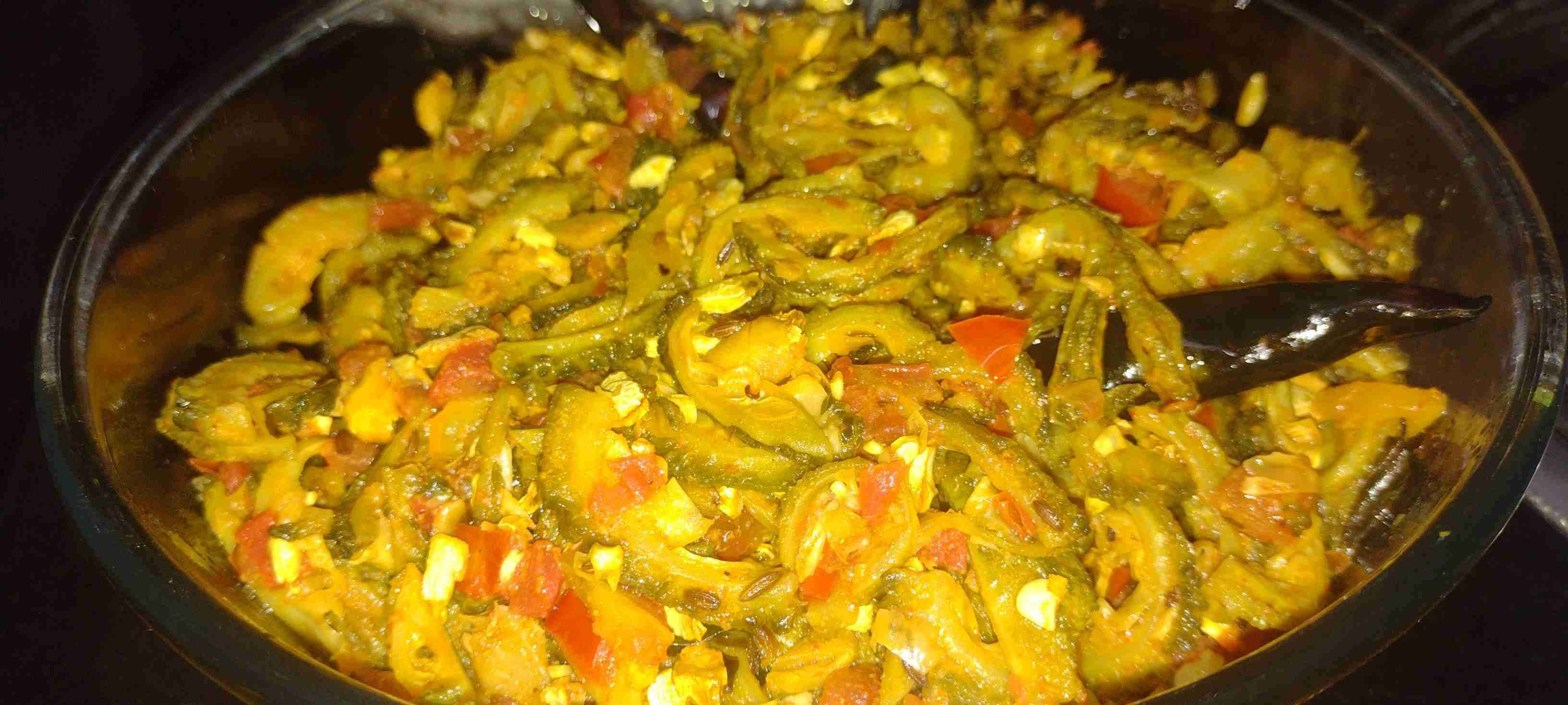 Delicious Karele ki Sabzi prepared by COOX