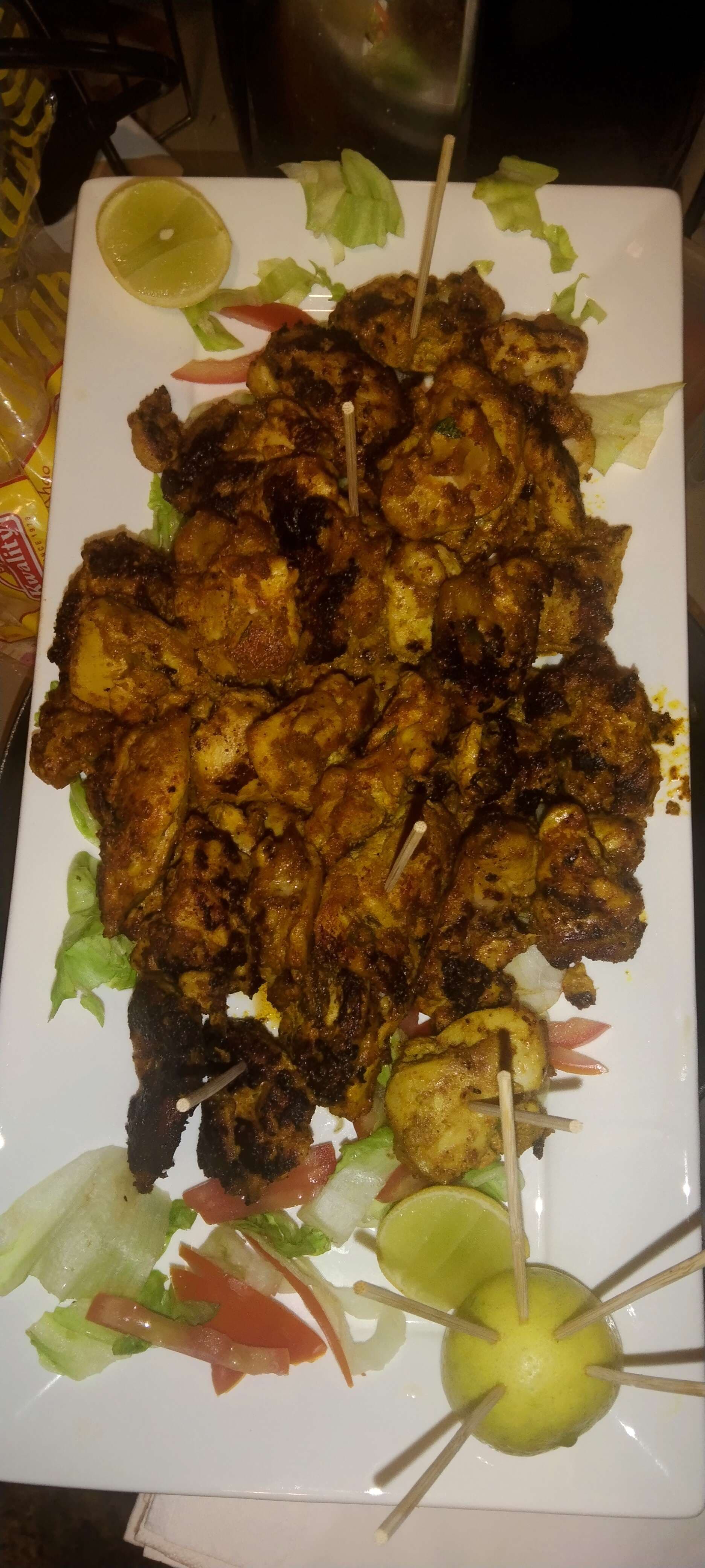 Tasty Chicken Tikka cooked by COOX chefs cooks during occasions parties events at home