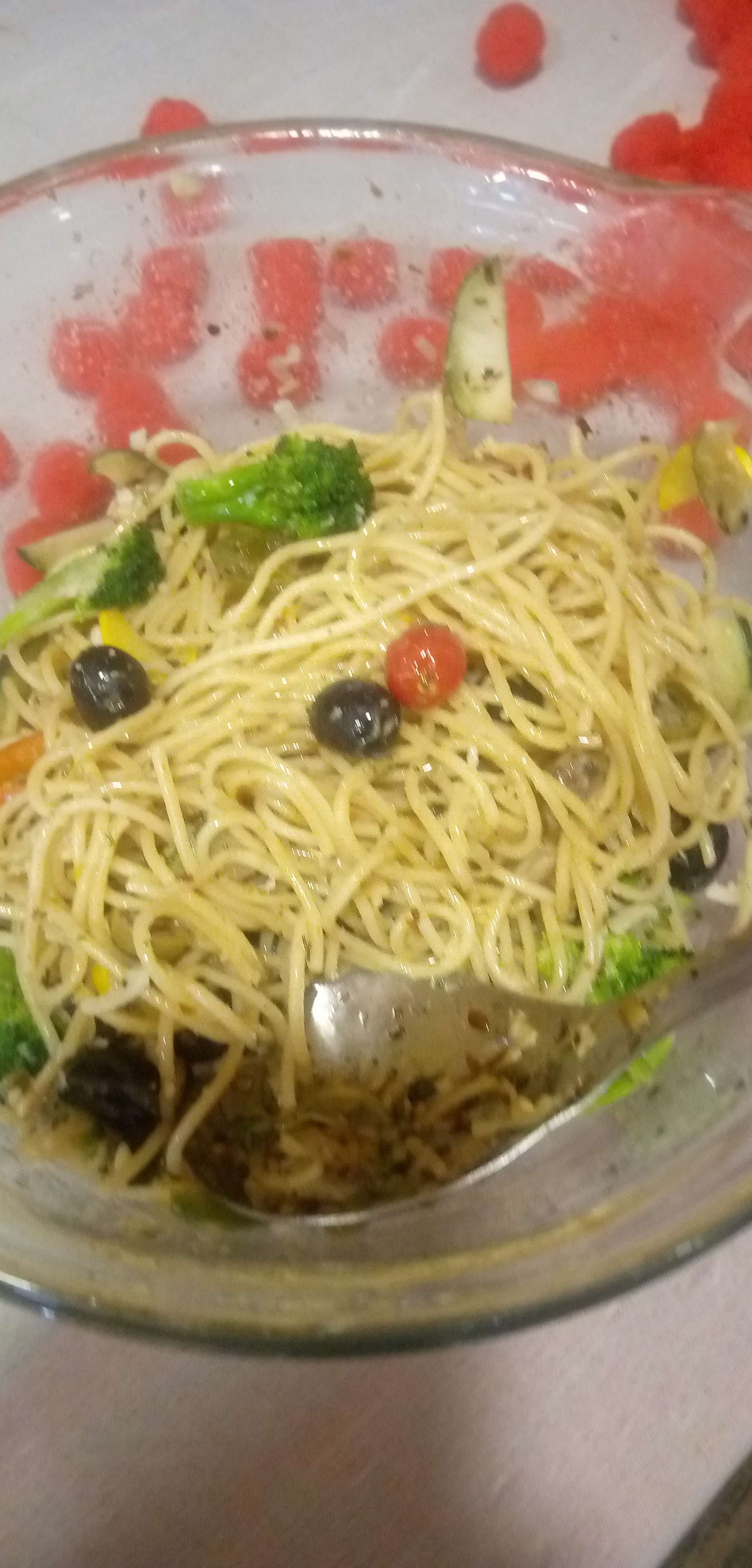 Delicious Spaghetti aglio e olio prepared by COOX