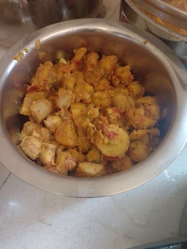Tasty Arbi (Dry) cooked by COOX chefs cooks during occasions parties events at home