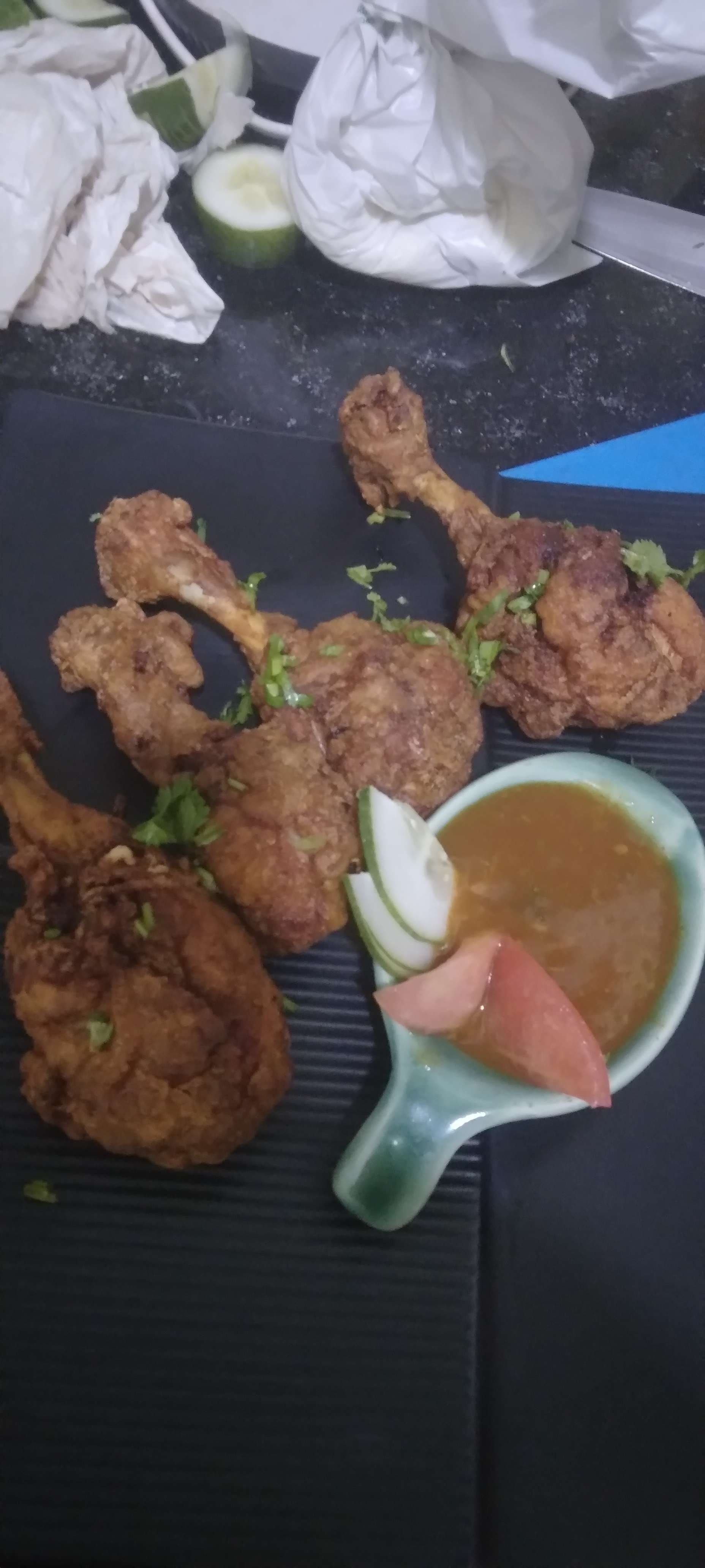 Tasty Chicken Lollipop cooked by COOX chefs cooks during occasions parties events at home