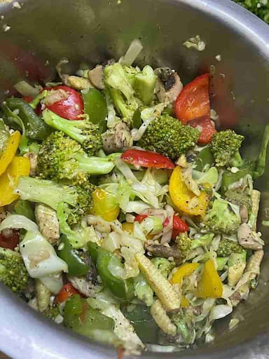 Tasty Vegetable Stir Fry cooked by COOX chefs cooks during occasions parties events at home