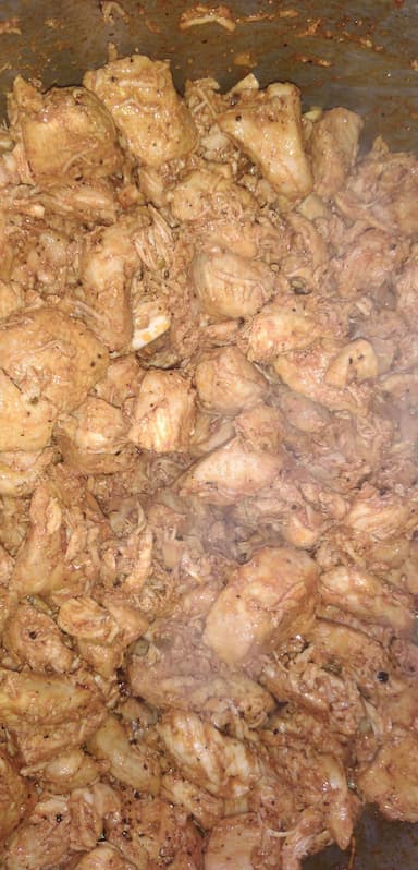 Tasty Chicken In Burnt Garlic Sauce cooked by COOX chefs cooks during occasions parties events at home