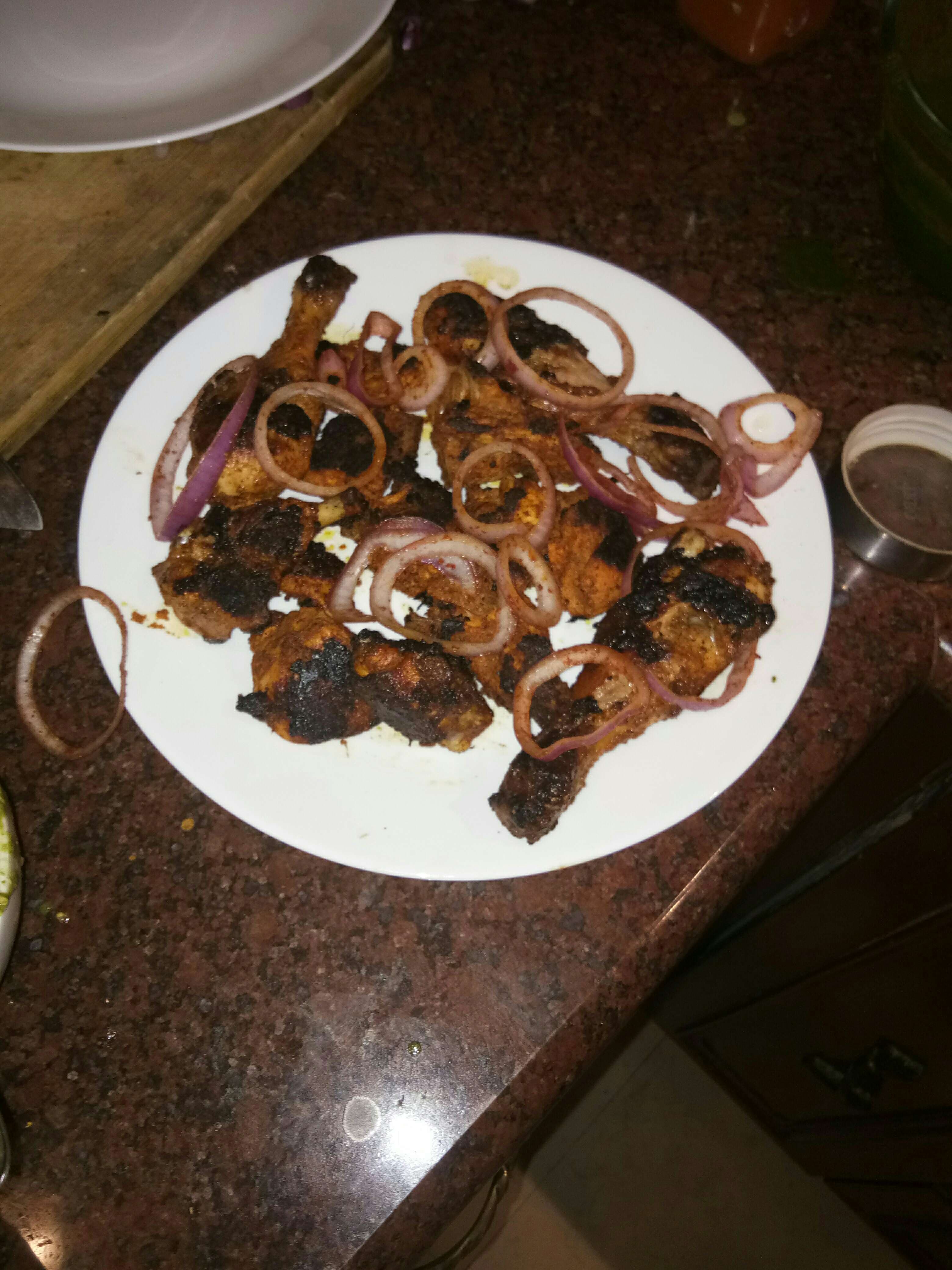 Tasty Tandoori Chicken cooked by COOX chefs cooks during occasions parties events at home