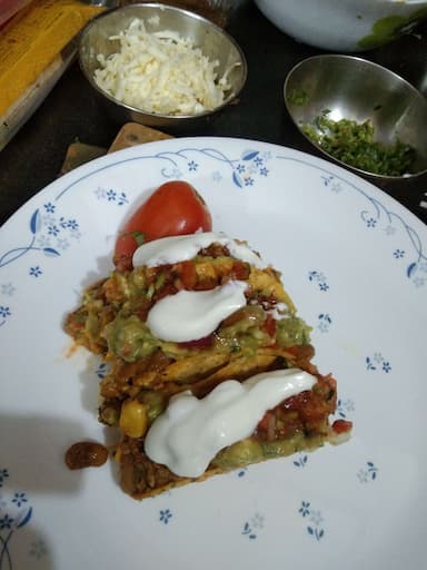 Tasty Veg Taco cooked by COOX chefs cooks during occasions parties events at home