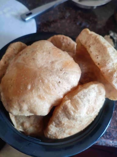 Tasty Poori Bhaji cooked by COOX chefs cooks during occasions parties events at home