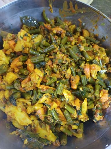 Tasty Beans ki Sabzi cooked by COOX chefs cooks during occasions parties events at home