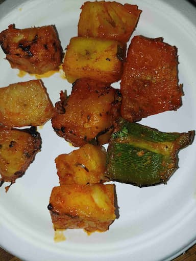 Tasty Tandoori Pineapple cooked by COOX chefs cooks during occasions parties events at home
