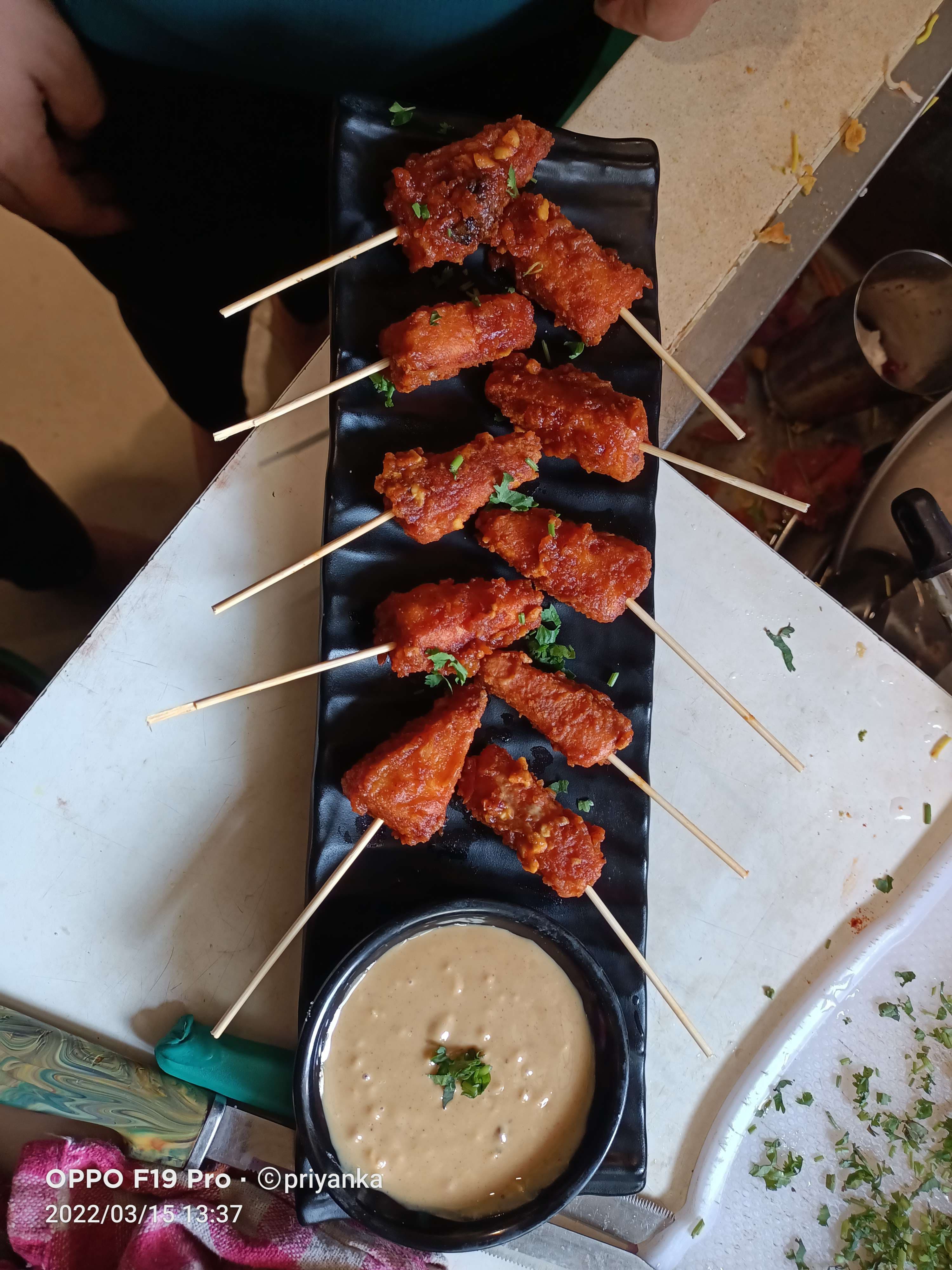 Delicious Thai Paneer Satay prepared by COOX