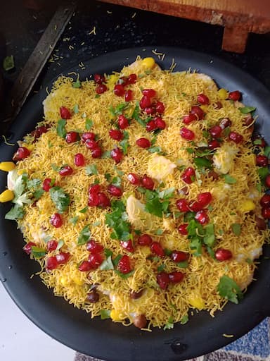 Tasty Papdi Chaat cooked by COOX chefs cooks during occasions parties events at home