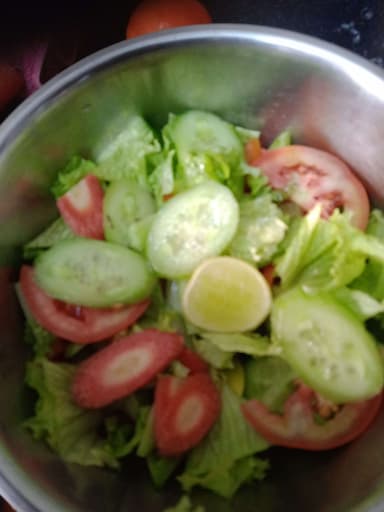 Tasty Garden Fresh Salad cooked by COOX chefs cooks during occasions parties events at home