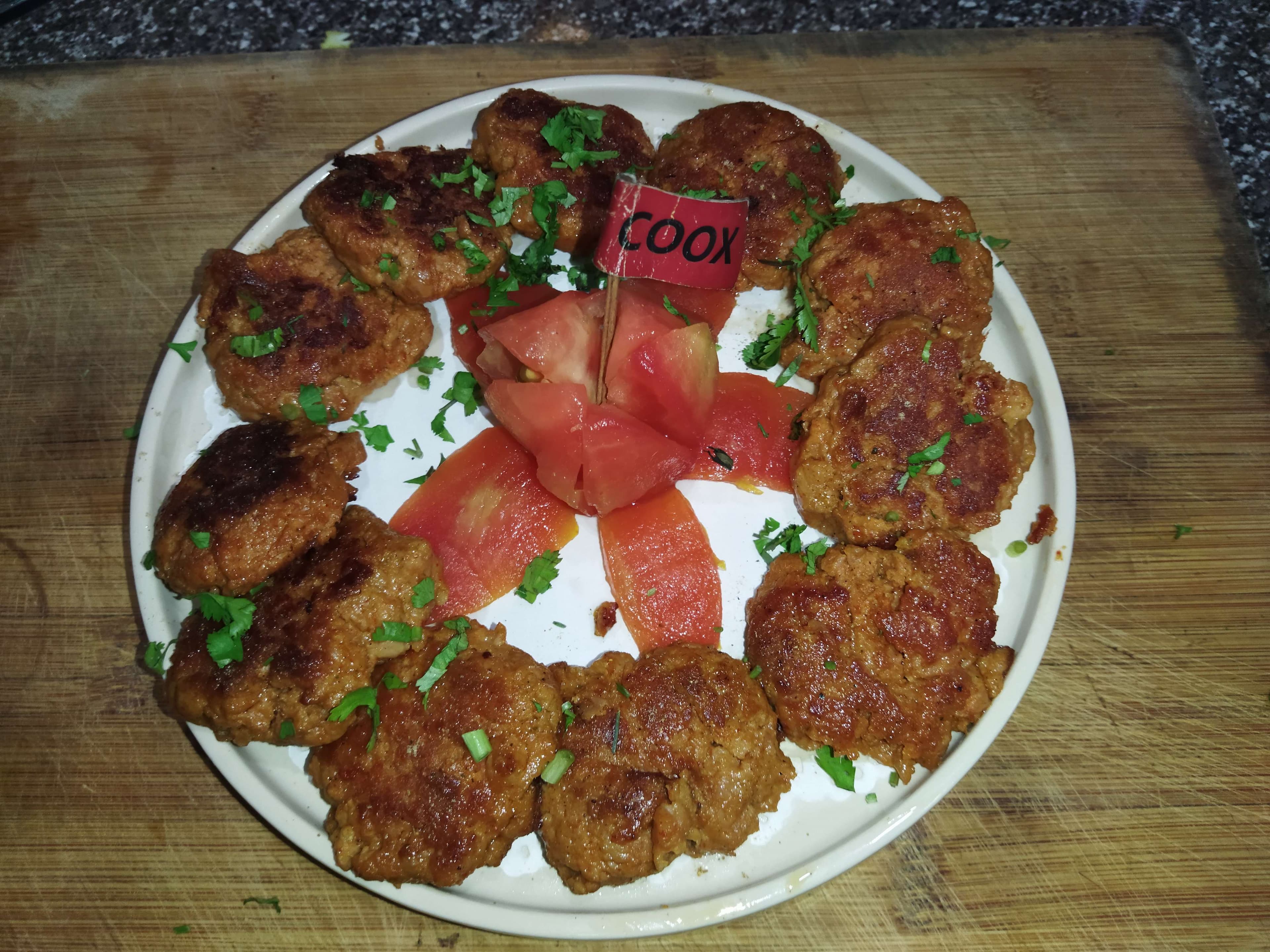 Tasty Mutton Galouti Kebab cooked by COOX chefs cooks during occasions parties events at home
